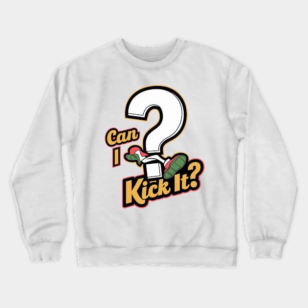 Can I Kick It Tank ? Crewneck Sweatshirt by alby store